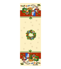 CHRISTMAS CENTERPIECE RUNNER NOEL 45X140 Tellini S.r.l. Wholesale Clothing